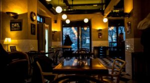 A restaurant in Dorcol, Belgrade, near Natalija Residence.